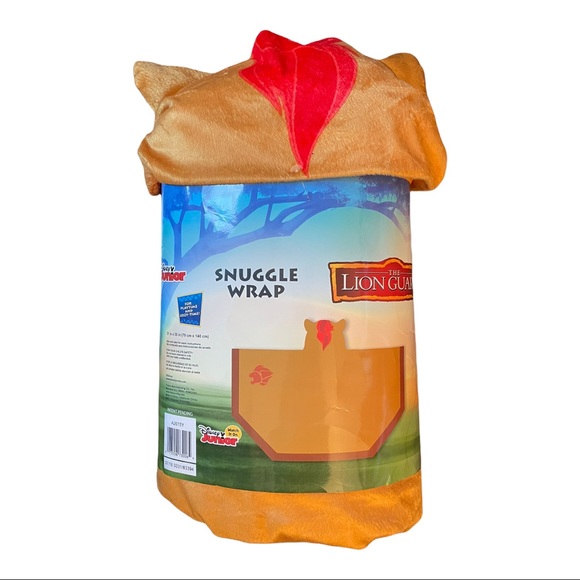 DISNEY JUNIOR THE LION KING SNUGGLE WRAP BLANKET SNUGGIE - Picture 2 of 2